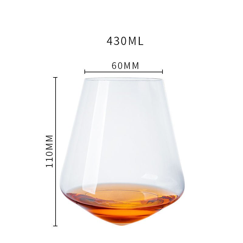 Tumbler Wine Glass Crystal Handmade Wine Glass Foreign Wine Glass $22.15 Dana Fashion style: D Dana's Kitchen Product information: Material: crystal Glass capacity: 301mL (inclusive)-400mL (inclusive) Type: Whiskey glass Manual: yes Product description: C