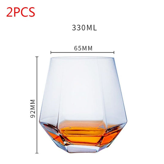 Tumbler Wine Glass Crystal Handmade Wine Glass Foreign Wine Glass $40.38 Dana Fashion style: B 2pcs Dana's Kitchen Product information: Material: crystal Glass capacity: 301mL (inclusive)-400mL (inclusive) Type: Whiskey glass Manual: yes Product descripti