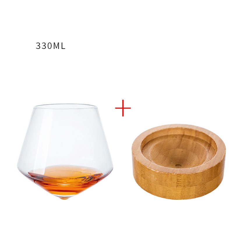 Tumbler Wine Glass Crystal Handmade Wine Glass Foreign Wine Glass $29.58 Dana Fashion style: H Dana's Kitchen Product information: Material: crystal Glass capacity: 301mL (inclusive)-400mL (inclusive) Type: Whiskey glass Manual: yes Product description: C