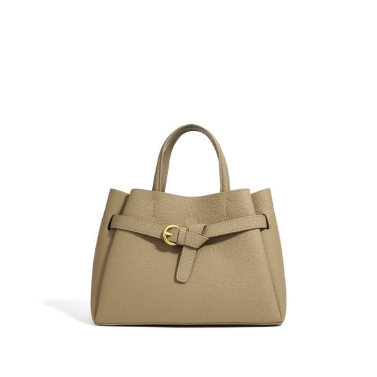 Tuscan Authentic Leather Tactile Feel First Layer Cowhide Mummy Bag $120.00 Dana Fashion Color: Khaki Women's Bags Product information: Lining texture: polyester cotton Applicable scenario: Daily configuration Color: black, white, khaki, Linen Blue, Brown