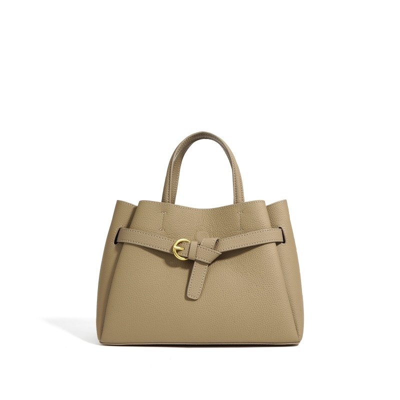 Tuscan Authentic Leather Tactile Feel First Layer Cowhide Mummy Bag $120.00 Dana Fashion Color: Khaki Women's Bags Product information: Lining texture: polyester cotton Applicable scenario: Daily configuration Color: black, white, khaki, Linen Blue, Brown