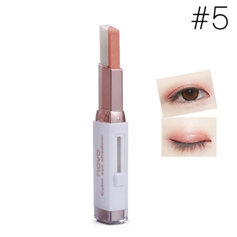 Two-color gradient eye shadow stick $15.21 Dana Fashion Net Weight: 5style makeup Features: Two-color combination, soft skin, natural smudge, - smear for easy interpretation of changeable style Open method: Take the metal cover first, then push the right