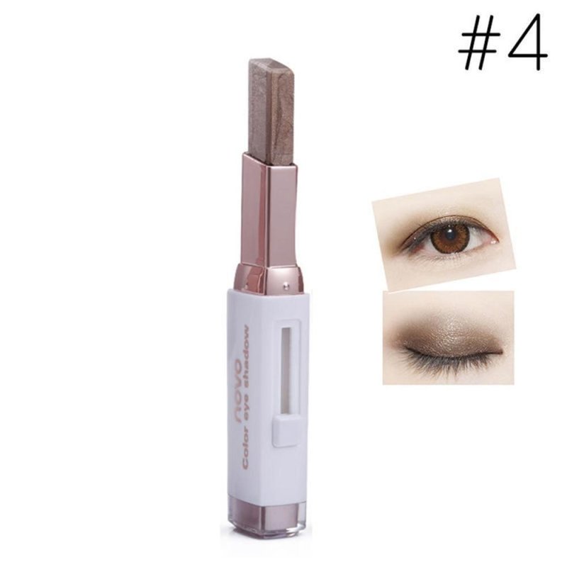 Two-color gradient eye shadow stick $15.21 Dana Fashion Net Weight: 4style makeup Features: Two-color combination, soft skin, natural smudge, - smear for easy interpretation of changeable style Open method: Take the metal cover first, then push the right