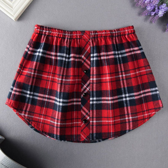 Two Fake White Skirts Inside The Curtain $30.50 Dana Fashion Color: Red Size: 2XL Women's clothing Product information: Main fabric composition: Mulberry silk Main fabric ingredient content: 10% or less Skirt length: mid skirt Color: C20—H—white, U15—L—bl