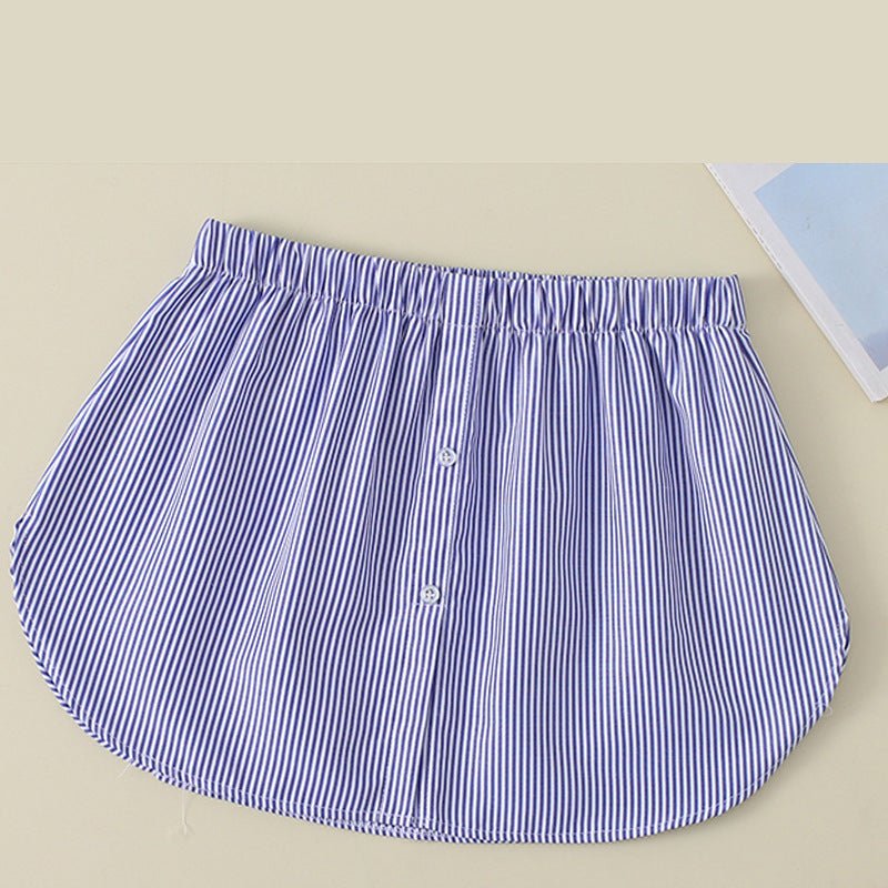 Two Fake White Skirts Inside The Curtain $30.50 Dana Fashion Color: 2style Size: 2XL Women's clothing Product information: Main fabric composition: Mulberry silk Main fabric ingredient content: 10% or less Skirt length: mid skirt Color: C20—H—white, U15—L