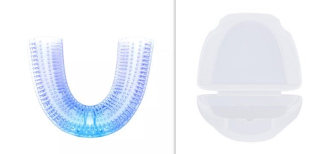 U-shaped lazy ultrasonic electric toothbrush $29.31 Dana Fashion Color: Set Beauty Tools According to the research and development of various tooth structures in the oral cavity, it is more suitable for the teeth (incisors, canines, molars, cheek teeth),
