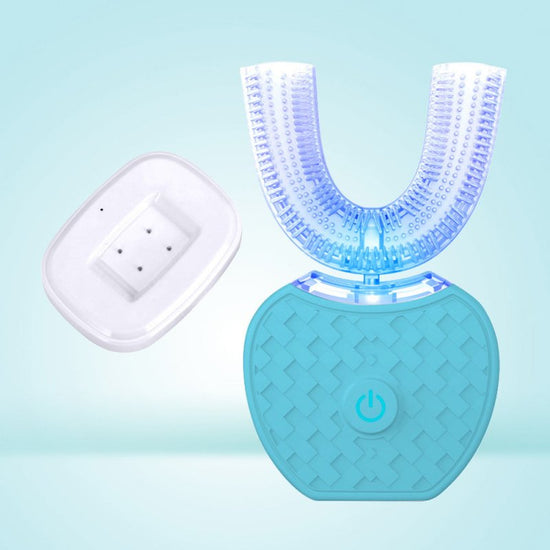 U-shaped lazy ultrasonic electric toothbrush $129.98 Dana Fashion Color: Blue Beauty Tools According to the research and development of various tooth structures in the oral cavity, it is more suitable for the teeth (incisors, canines, molars, cheek teeth)