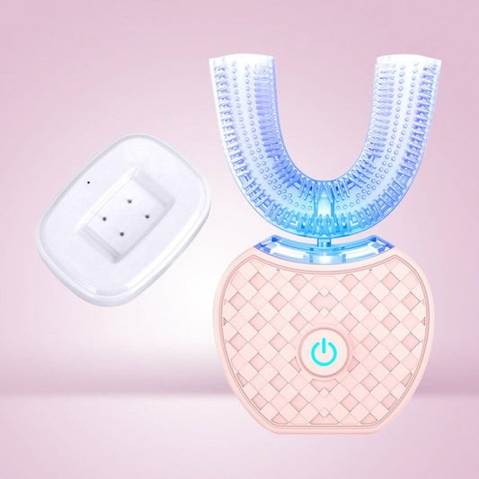 U-shaped lazy ultrasonic electric toothbrush $129.98 Dana Fashion Color: Black Beauty Tools According to the research and development of various tooth structures in the oral cavity, it is more suitable for the teeth (incisors, canines, molars, cheek teeth
