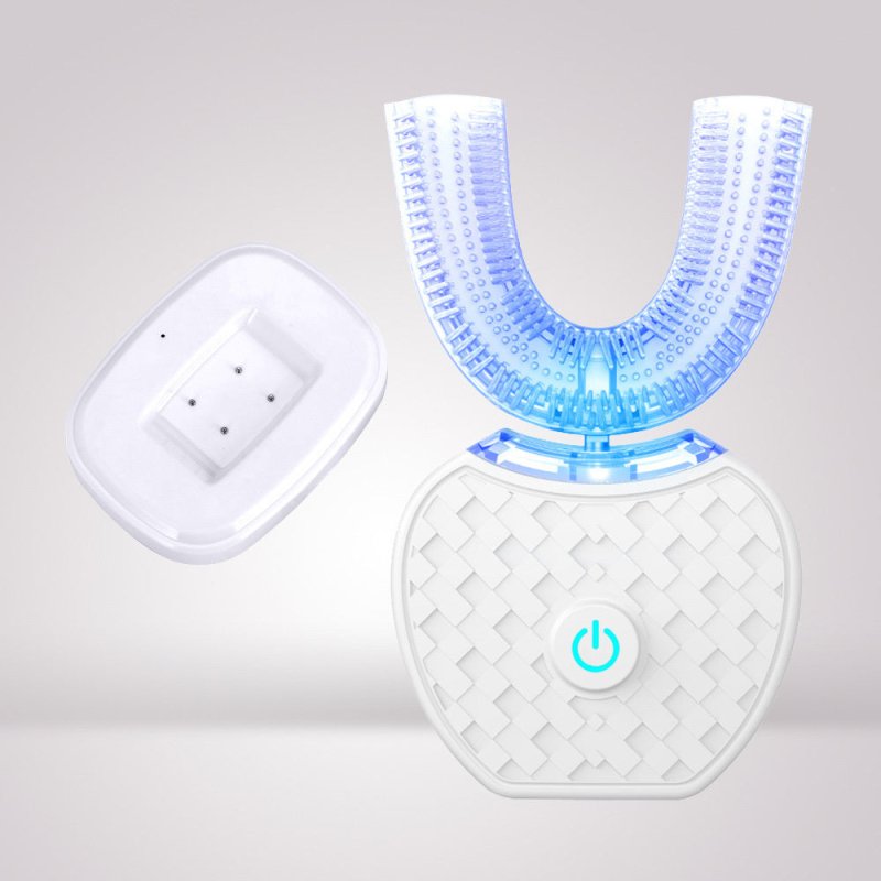 U-shaped lazy ultrasonic electric toothbrush $129.98 Dana Fashion Color: White Beauty Tools According to the research and development of various tooth structures in the oral cavity, it is more suitable for the teeth (incisors, canines, molars, cheek teeth