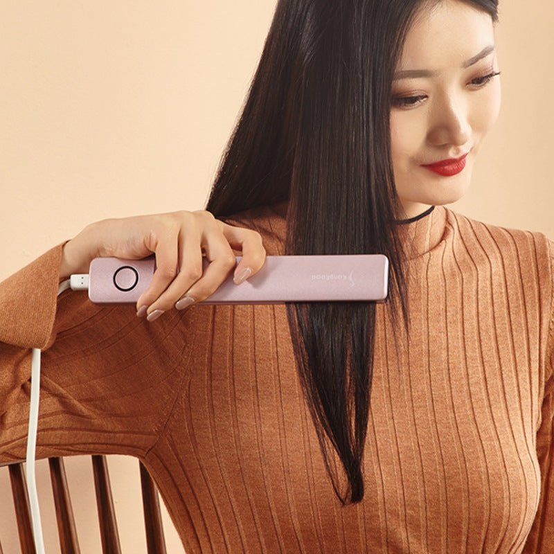 Ultra-thin hair straightener $42.09 Dana Fashion Color: Dark Grey Model: AU Beauty Tools Overview Five-gear temperature control, one-button operation . 120 ° C fine hair is suitable 150 ° C curly hair is suitable 170 ° C is suitable for general hair quali