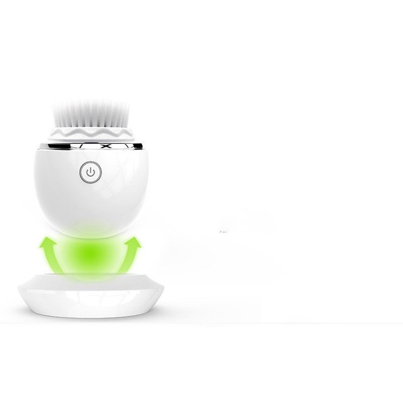 Ultrasonic electric face washer $49.00 Dana Fashion Color: White Beauty Tools Advantage: Sonic cleaning Third gear adjustment Gear memory Skin Q bomb. Wireless charging Body wash Battery capacity: 250mAh Steps for usage: 1. Apply facial cleanser: (evenly