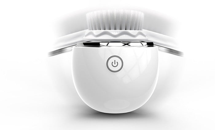 Ultrasonic electric face washer $49.00 Dana Fashion Color: White Beauty Tools Advantage: Sonic cleaning Third gear adjustment Gear memory Skin Q bomb. Wireless charging Body wash Battery capacity: 250mAh Steps for usage: 1. Apply facial cleanser: (evenly