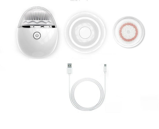 Ultrasonic electric face washer $49.00 Dana Fashion Color: White Beauty Tools Advantage: Sonic cleaning Third gear adjustment Gear memory Skin Q bomb. Wireless charging Body wash Battery capacity: 250mAh Steps for usage: 1. Apply facial cleanser: (evenly