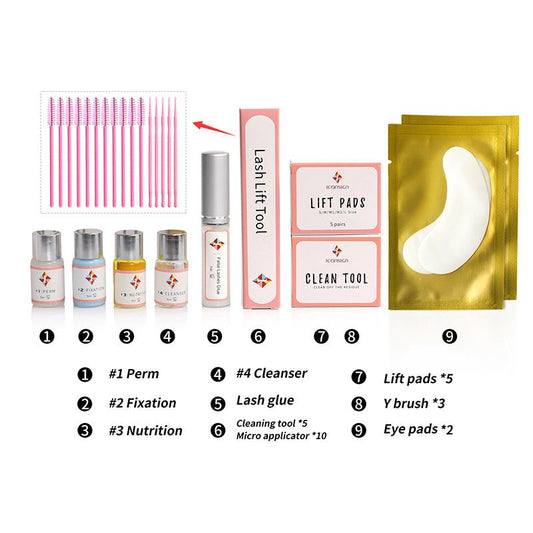 Upgrade Version Lash Lift Kit ICONSIGN Lifting Perm Eyelash Eyes Makeup Tools $113.09 Dana Fashion Color: Same as Photos makeup Upgrade Version Lash Lift Kit Lifting Eyelashes Lashes Perm And Can Do Your Logo Keep 6 weeks of curled lashes without falsies,