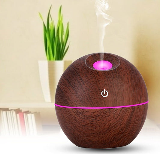 USB Aroma Essential Oil Ultrasonic Cold Steam Diffuser Air Humidifier Purifier 7 Color Change LED Night Light for Home Office $25.00 Dana Fashion Color: 1 Dark wood Beauty Tools Overview: Why you need this small USB Ultrasonic Humidifier? Make your home s