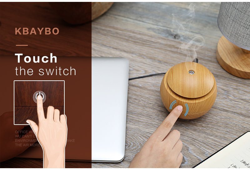 USB Aroma Essential Oil Ultrasonic Cold Steam Diffuser Air Humidifier Purifier 7 Color Change LED Night Light for Home Office $25.00 Dana Fashion Color: 1 Dark wood Beauty Tools Overview: Why you need this small USB Ultrasonic Humidifier? Make your home s