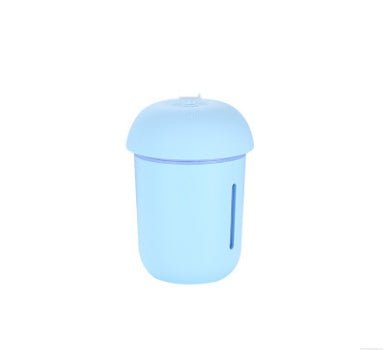 USB charging household air purifier multifunctional water replenishing instrument fan, night light three in one mushroom humidifier $30.50 Dana Fashion Color: blue Product specification: Built Beauty Tools 1