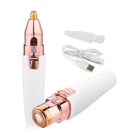 USB Charging Lipstick Shaver 2 In 1 Mini Electric Eyebrow Trimmer Facial Shaver Hair Removal Instrument $46.22 Dana Fashion power: USB Beauty Tools Product Information Material: Abs+Uv Power Supply Mode: Usb Power Mode: Electric Model: 202b Cleaning Type: