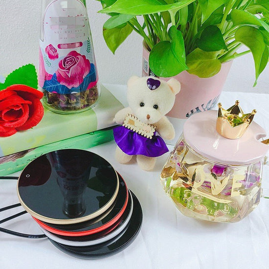 USB Coffee Mug Cup Warmer Milk Tea Water Cup Heating Electric Touch Pad Temperature Adjustable Hot Tea Maker Heater Warmer $35.50 Dana Fashion Color: Black Electrical outlet: TypeC Dana's Kitchen Emphasize: 1. The product only includes the heating coaster