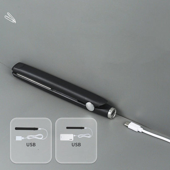 Usb Interface Mini Hair Curler And Straightener Dual-use Hair Curler $23.84 Dana Fashion power: Black Beauty Tools Product information: Rated Voltage: 100~240V Rated frequency: 50Hz Rated Power: 16W Applicable hair style: straight hair/curly hair/Bangs/in
