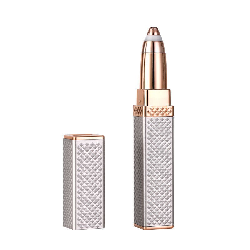 USB Rechargeable Lipstick Shaver 2 in 1 Ladies Eyebrow Trimmer $50.47 Dana Fashion Color: Silver Beauty Tools Overview： USB Rechargeable CE FCC MSDS Electric Eyebrow Trimmer Razor Epilator Lady Shaver Eyebrow Hair Remover Eyebrow Trimmer Specification： [P