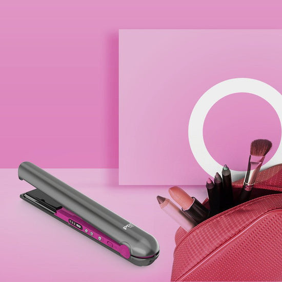 USB Wireless Charging Hair Straightener Comb $55.00 Dana Fashion Color: Purple Electrical outlet: USB Beauty Tools Product information: Diameter of the heat conductor: 16MM-20MM Product category: roll and straight dual-use Power supply mode: USB cable TYP