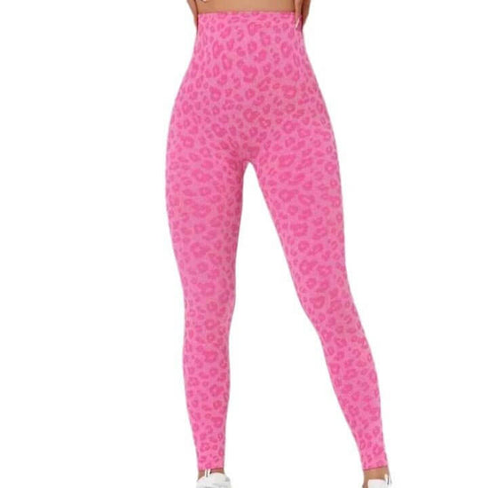 V Waist Double Hip Lifting Leopard Print Yoga Pants Women $32.50 Dana Fashion Color: Gray Size: L Women's clothing Product information: Color: gray, Rose, pink Size: S,M,L Lining ingredient content: 90 Applicable scenarios: running, fitness and bodybuildi