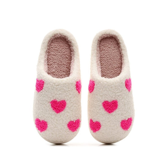 Valentine's Day Warm Indoor Love Cotton Slippers $27.60 Dana Fashion Color: Black Red Size: 36to37 Women's clothing Product information: Color: cotton slippers-little love (white powder), cotton slippers-little love (white red), cotton slippers-little lov