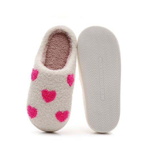 Valentine's Day Warm Indoor Love Cotton Slippers $27.60 Dana Fashion Color: Black Red Size: 36to37 Women's clothing Product information: Color: cotton slippers-little love (white powder), cotton slippers-little love (white red), cotton slippers-little lov
