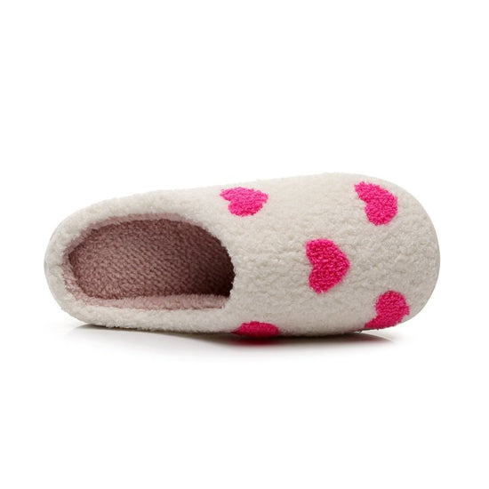 Valentine's Day Warm Indoor Love Cotton Slippers $27.60 Dana Fashion Color: Black Red Size: 36to37 Women's clothing Product information: Color: cotton slippers-little love (white powder), cotton slippers-little love (white red), cotton slippers-little lov
