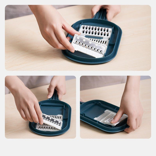Vegetable Cutter Kitchen Accessories Fruit Potato Peeler Carrot Cheese Grater Vegetable Slicer $31.08 Dana Fashion style: Scoop type Dana's Kitchen Overview *1. Simple operation, cut out new patterns in the kitchen. *2. Four blade designs, which can cut o