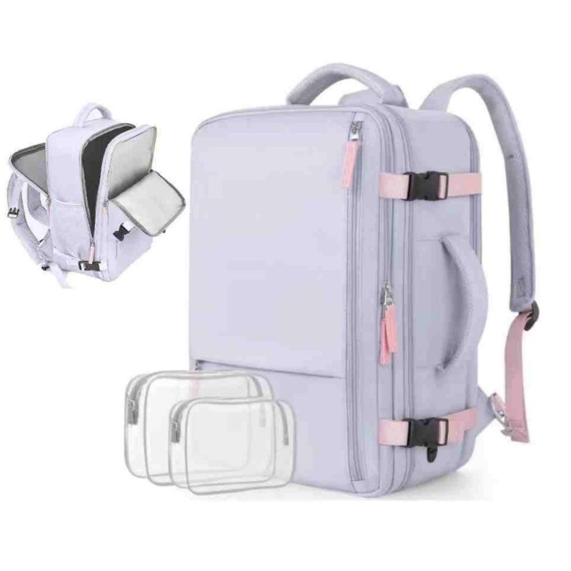 Versatile Backpack For Girls' Storage $89.00 Dana Fashion Color: 8026 Starry Sky Grey with Pi Women's Bags Product information: Color classification: 8026# beige, 8026# black, 8026# pink, 8026# gray, 8026# starry gray with pink, 2268 pink upgrade, 2268 bl