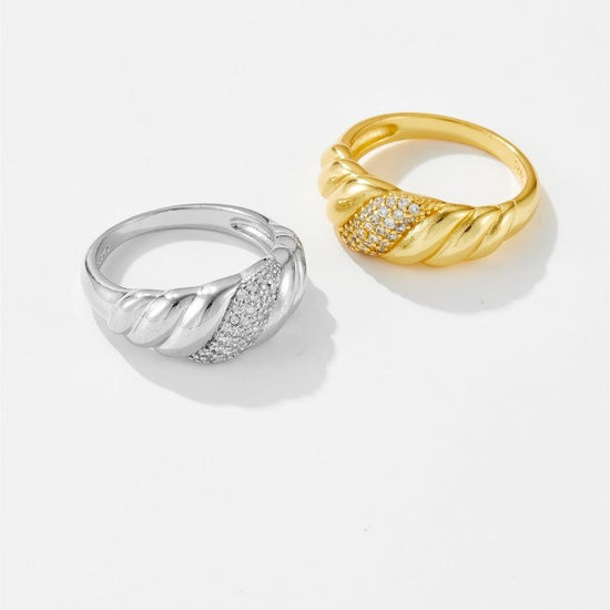 Versatile Design Geometric Irregular Spiral Ring $39.90 Dana Fashion Color: 18K Gold TTR36 Size: No 6 Women's Accessories Product information: Type: Ring Treatment Process: Electroplating Color: Platinum-TTR36,18K gold-TTR36 Size: no.6, no.7, no.8 Style: