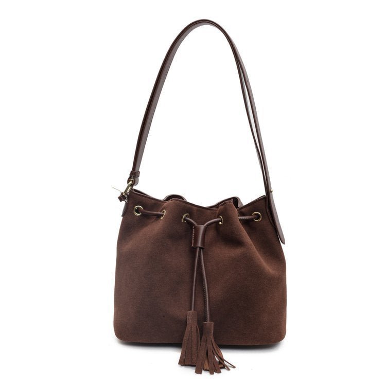 Versatile Personality Shoulder Messenger Bag Fashion Simple $49.60 Dana Fashion Color: Coffee Women's Bags Product information: Lining texture: synthetic leather Applicable scenario: Daily configuration Color: wine red, black, brown, brown Material: PU Su