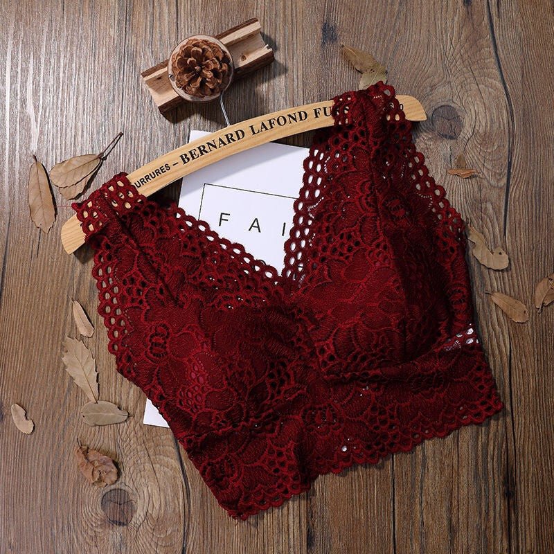 Vest Women Wrapped Chest Tube Top Underwear Lace Bottoming Bra $21.99 Dana Fashion Color: Wine Red Size: One size Women's clothing Product information: Product Category: Wrapped Chest Main fabric composition: Nylon The content of the main fabric ingredien