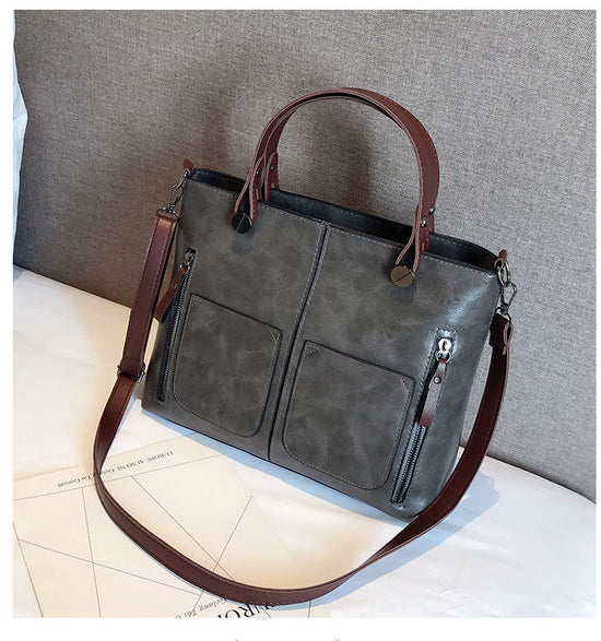 Vintage PU Shoulder Bag Female Causal Totes $50.99 Dana Fashion Color: Deep Green Women's Bags Product Information Style: ladies handbag Fabric texture: PU Lining texture: polyester Bag shape: cross-section square Bag fashion style: Messenger bag Opening