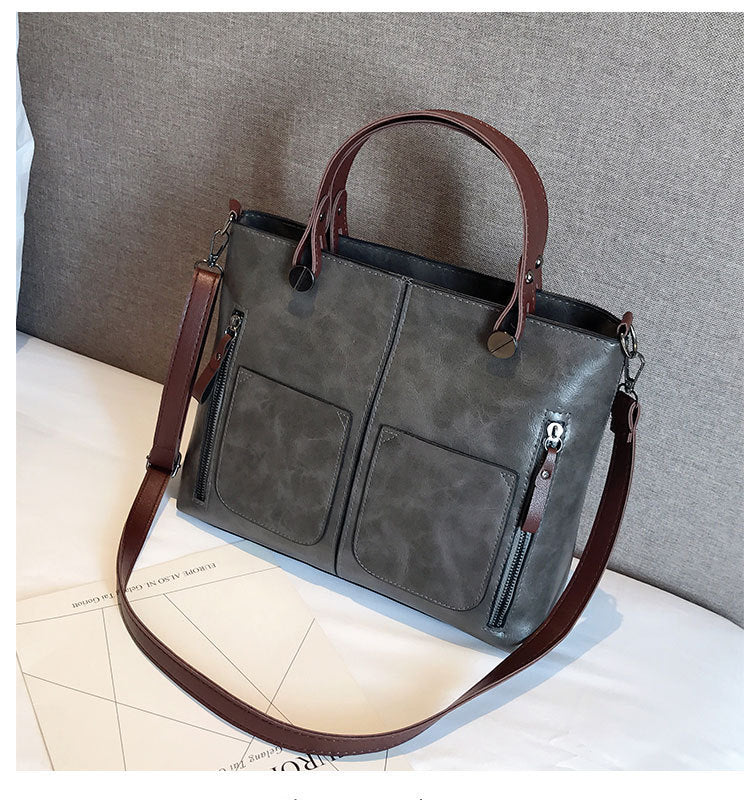 Vintage PU Shoulder Bag Female Causal Totes $50.99 Dana Fashion Color: Deep Green Women's Bags Product Information Style: ladies handbag Fabric texture: PU Lining texture: polyester Bag shape: cross-section square Bag fashion style: Messenger bag Opening