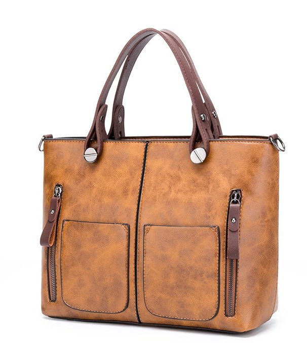 Vintage PU Shoulder Bag Female Causal Totes $50.99 Dana Fashion Color: Yellow Women's Bags Product Information Style: ladies handbag Fabric texture: PU Lining texture: polyester Bag shape: cross-section square Bag fashion style: Messenger bag Opening meth