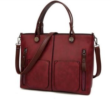 Vintage PU Shoulder Bag Female Causal Totes $50.99 Dana Fashion Color: Deep Red Women's Bags Product Information Style: ladies handbag Fabric texture: PU Lining texture: polyester Bag shape: cross-section square Bag fashion style: Messenger bag Opening me
