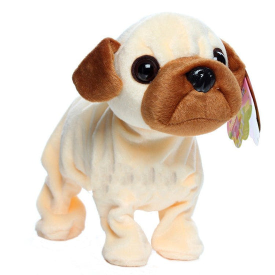 Voice Control Plush Mechanical Dog Doll $43.97 Dana Fashion Color: Beige Toys & Hobbies Product information: Packing method: opp bag Filling material: fiber cotton Plush classification: short plush Function: Will be prosperous Toy category: Electric toys