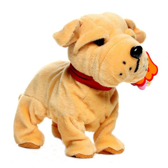 Voice Control Plush Mechanical Dog Doll $43.97 Dana Fashion Color: Yellow Toys & Hobbies Product information: Packing method: opp bag Filling material: fiber cotton Plush classification: short plush Function: Will be prosperous Toy category: Electric toys