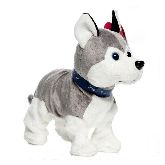 Voice Control Plush Mechanical Dog Doll $43.97 Dana Fashion Color: Grey Toys & Hobbies Product information: Packing method: opp bag Filling material: fiber cotton Plush classification: short plush Function: Will be prosperous Toy category: Electric toys S