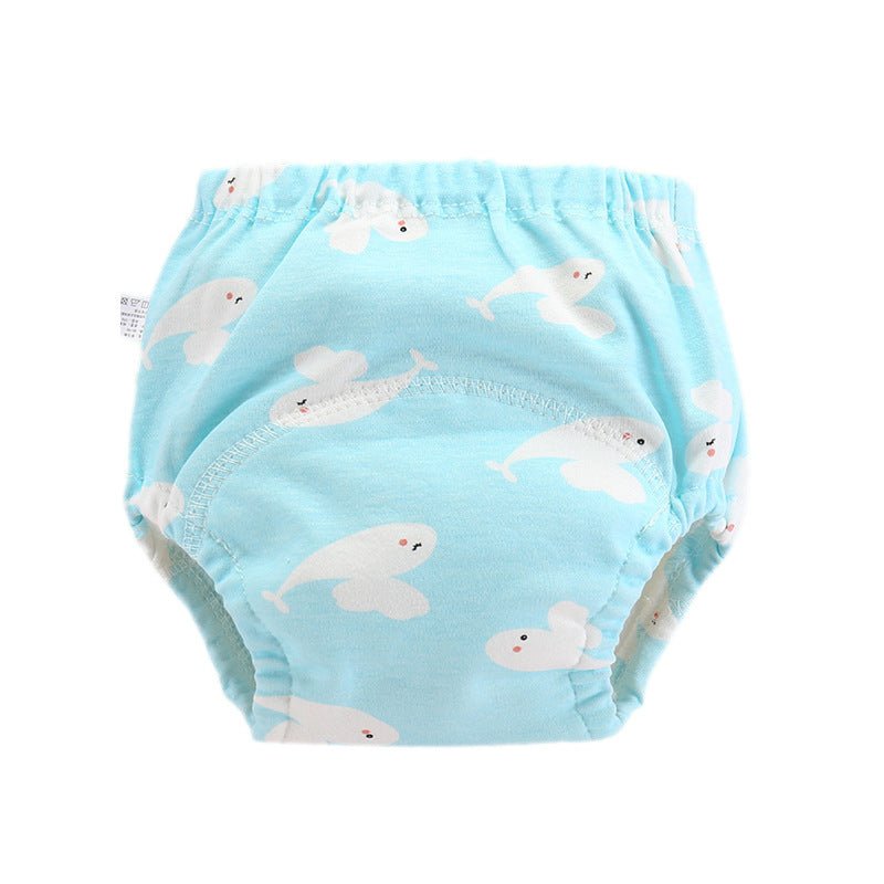 Washable Pocket Pants Diaper Pants Baby Toilet Child $11.43 Dana Fashion Color: Blue flying fish style: 100 Baby Clothing Product information: Material: Waterproof Applicable age: 6-12 months, 1-3 years old, 0-6 months, 3-6 years old Color: pink bunny, ye