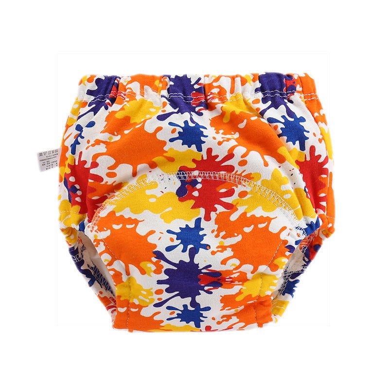 Washable Pocket Pants Diaper Pants Baby Toilet Child $11.43 Dana Fashion Color: Orange flower style: 100 Baby Clothing Product information: Material: Waterproof Applicable age: 6-12 months, 1-3 years old, 0-6 months, 3-6 years old Color: pink bunny, yello