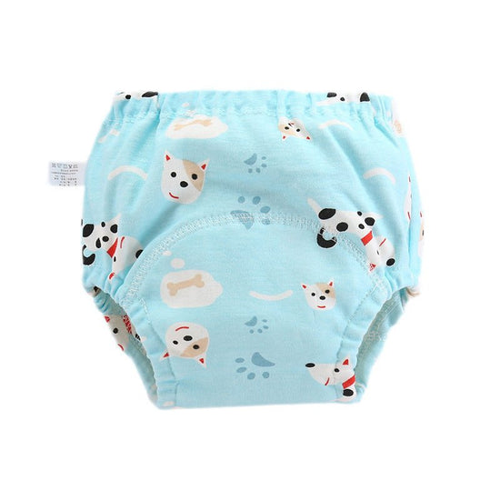Washable Pocket Pants Diaper Pants Baby Toilet Child $11.43 Dana Fashion Color: Blue puppy style: 100 Baby Clothing Product information: Material: Waterproof Applicable age: 6-12 months, 1-3 years old, 0-6 months, 3-6 years old Color: pink bunny, yellow o