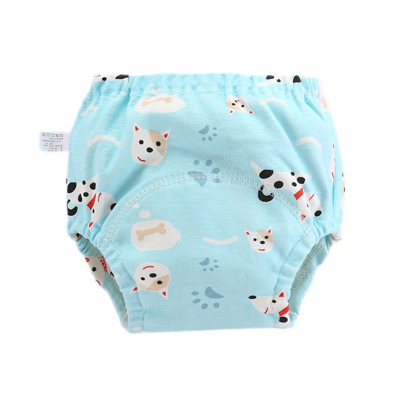 Washable Pocket Pants Diaper Pants Baby Toilet Child $11.43 Dana Fashion Color: Blue puppy style: 100 Baby Clothing Product information: Material: Waterproof Applicable age: 6-12 months, 1-3 years old, 0-6 months, 3-6 years old Color: pink bunny, yellow o