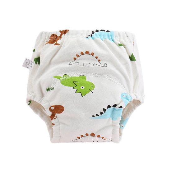Washable Pocket Pants Diaper Pants Baby Toilet Child $11.43 Dana Fashion Color: Dinosaur on white style: 100 Baby Clothing Product information: Material: Waterproof Applicable age: 6-12 months, 1-3 years old, 0-6 months, 3-6 years old Color: pink bunny, y