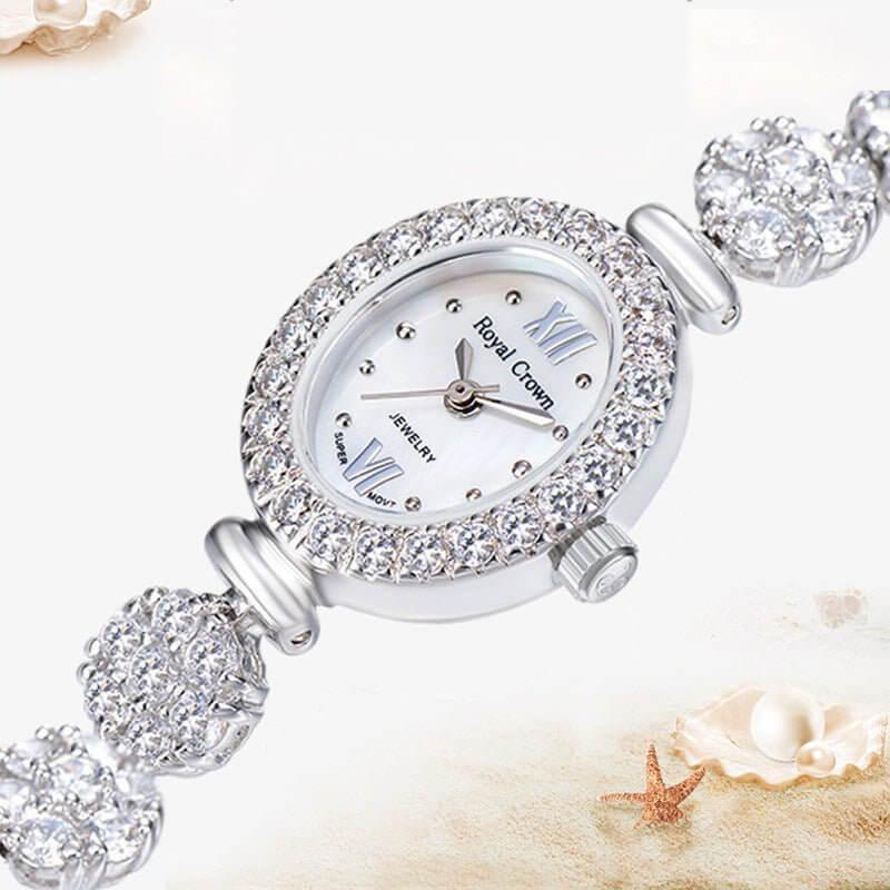 Watch Bracelet Quartz Full Star Diamond Women's Watch $159.00 Dana Fashion Color: 1514B16 Rose Gold Women's Accessories Product information: Special Features: Decoration Display type: pointer Suitable for: Female Style: Fashionable Waterproof: Yes Waterpr