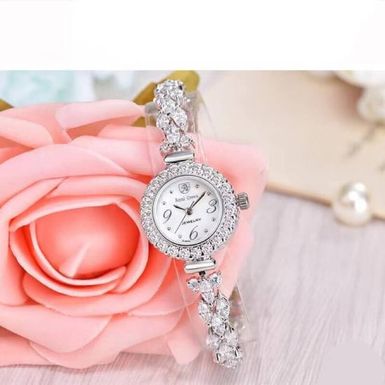 Watch Bracelet Quartz Full Star Diamond Women's Watch $159.00 Dana Fashion Color: 63804B16platinum Women's Accessories Product information: Special Features: Decoration Display type: pointer Suitable for: Female Style: Fashionable Waterproof: Yes Waterpro