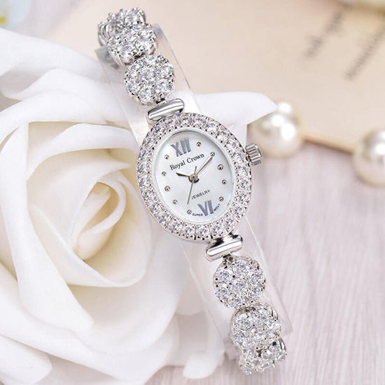 Watch Bracelet Quartz Full Star Diamond Women's Watch $159.00 Dana Fashion Color: 1516B21 Platinum Women's Accessories Product information: Special Features: Decoration Display type: pointer Suitable for: Female Style: Fashionable Waterproof: Yes Waterpro